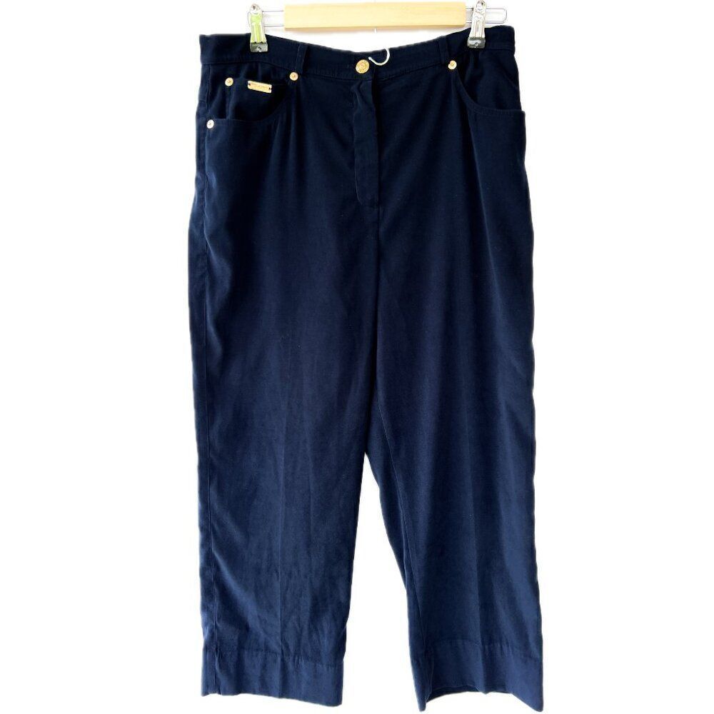 St. John Sport by Marie Gray Navy Blue Pants Size 12